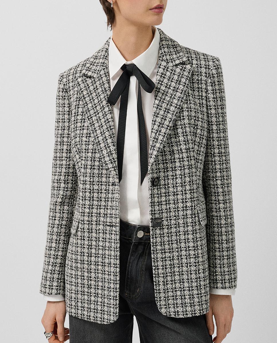 Imagen 0 de Blazer de mujer un botón cuadro
