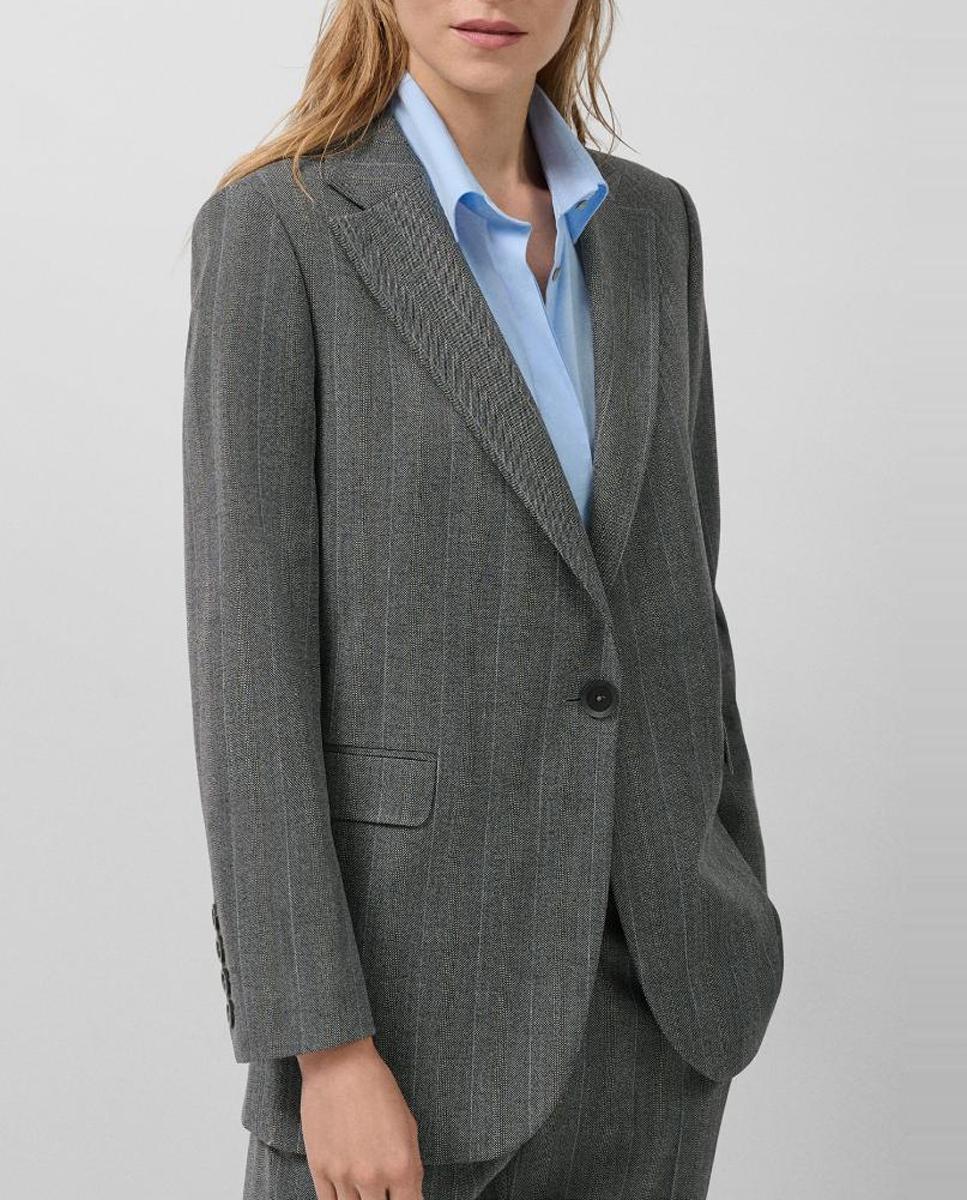 Imagen 0 de Blazer de mujer un botón espiga