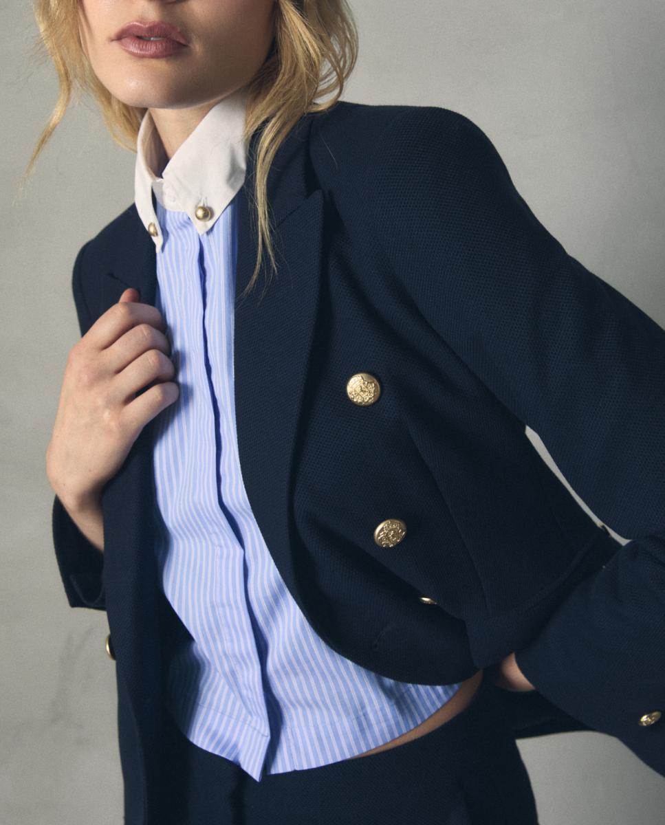 Imagen 0 de Chaqueta de mujer con botones dorados