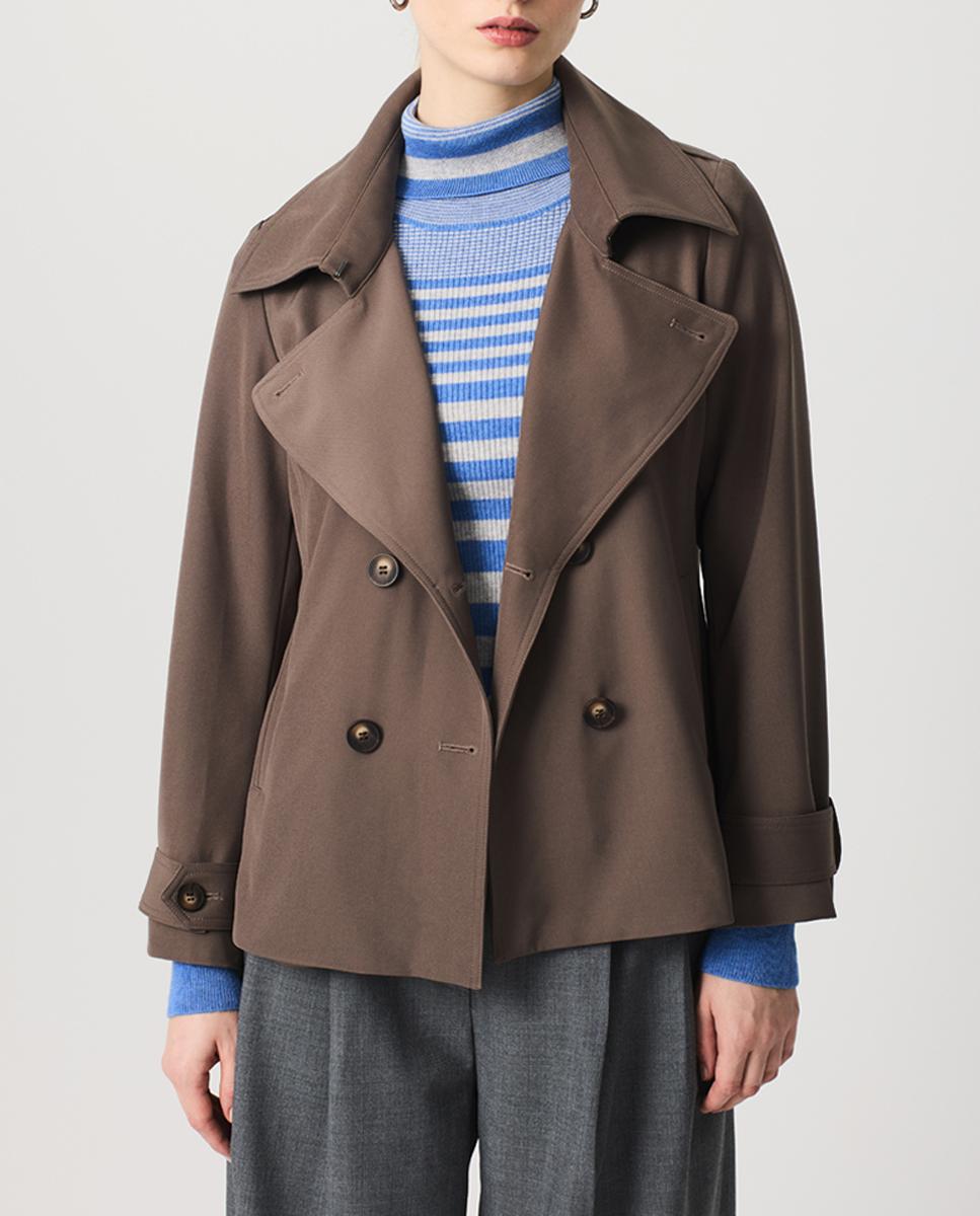 Imagen 0 de Gabardina de mujer corta