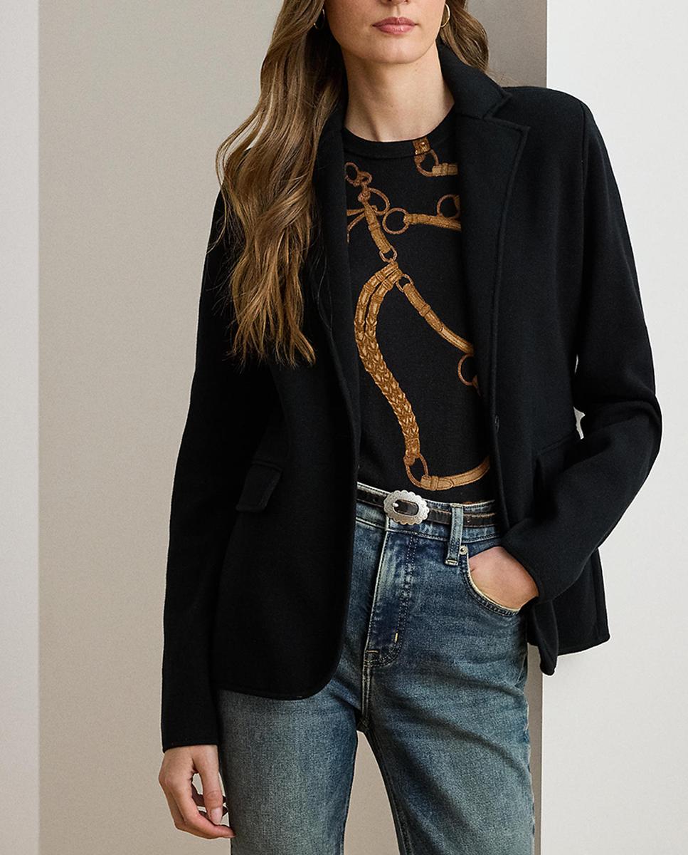 Imagen 0 de Blazer de mujer de algodón con botonadura simple