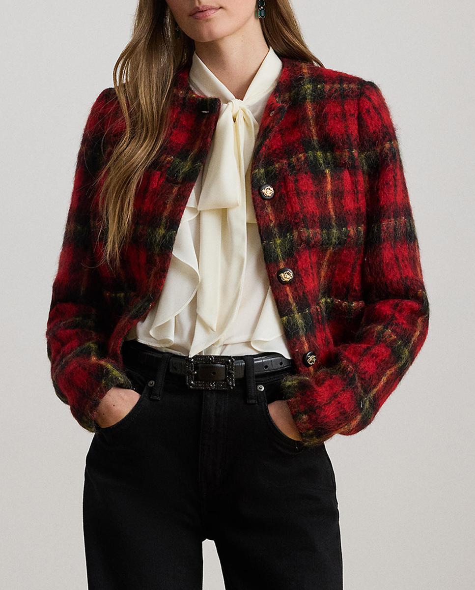 Imagen 0 de Chaqueta de mujer corta con estampado