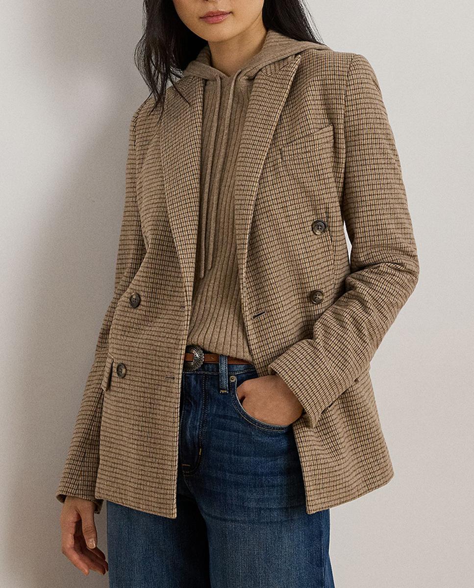 Imagen 0 de Blazer de mujer de sarga con lana con doble botonadura