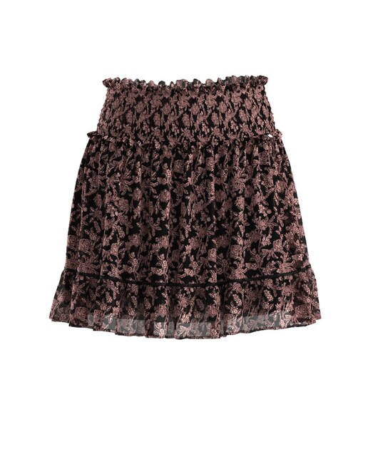 Imagen 0 de Falda estampada con costuras elásticas