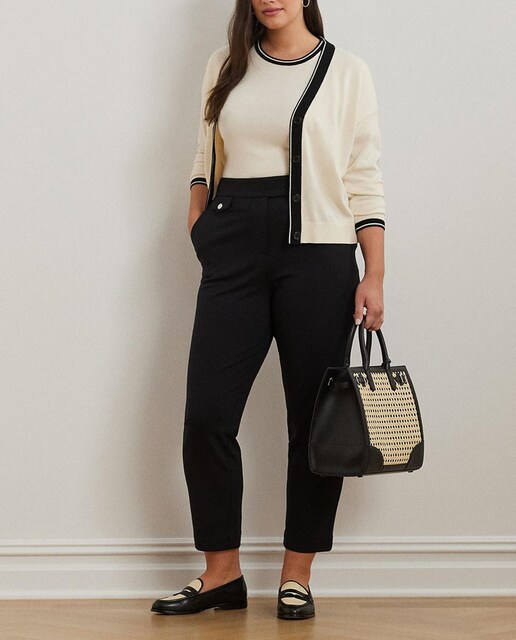 Imagen 0 de Cárdigan de mujer talla grande con logotipo