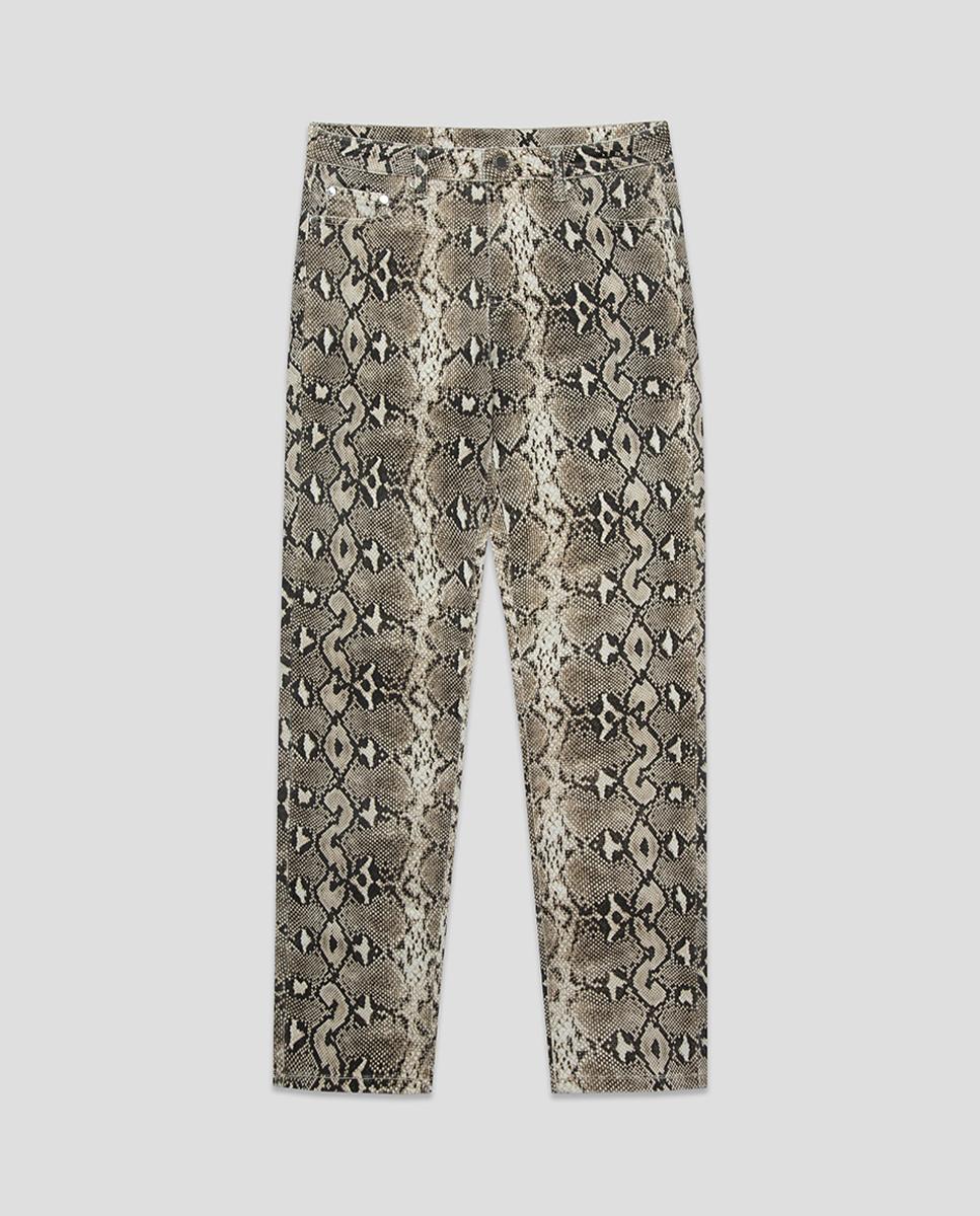 Imagen 0 de Pantalón de mujer cinco bolsillos animal print