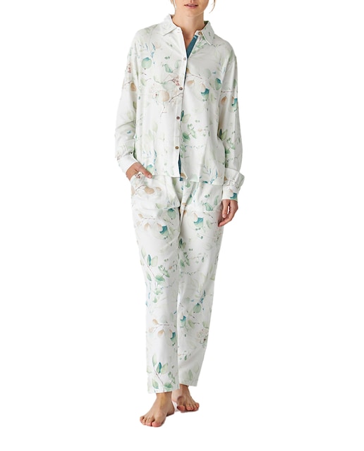 Imagen 0 de Pijama camisero manga larga JJBEP1100 mujer