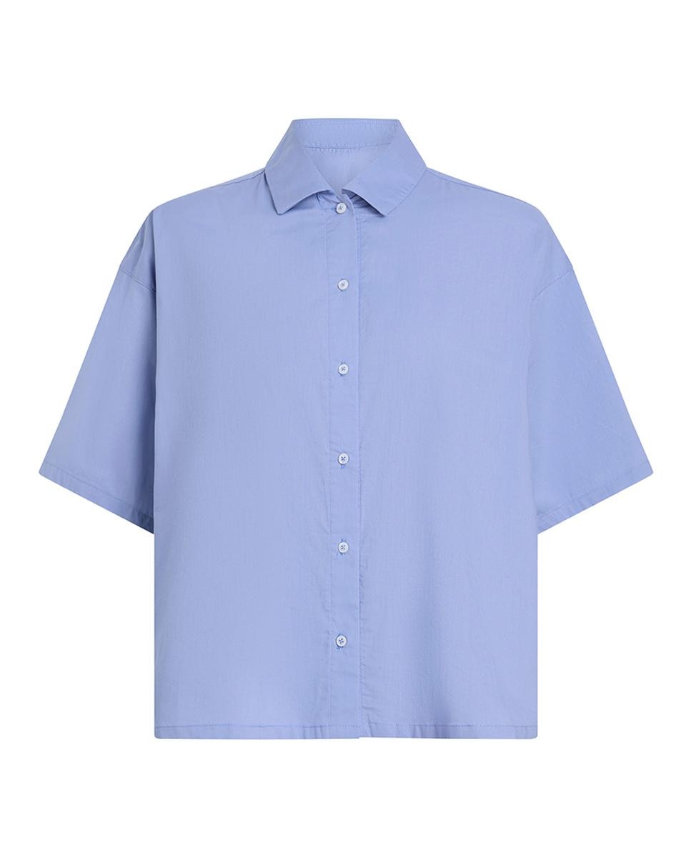 Imagen 0 de Camiseta de manga corta abotonada COTTON POPLIN SLEEP
