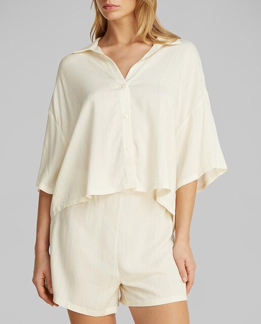 Imagen 0 de Set de pijama con pantalón corto WOVEN VISCOSE