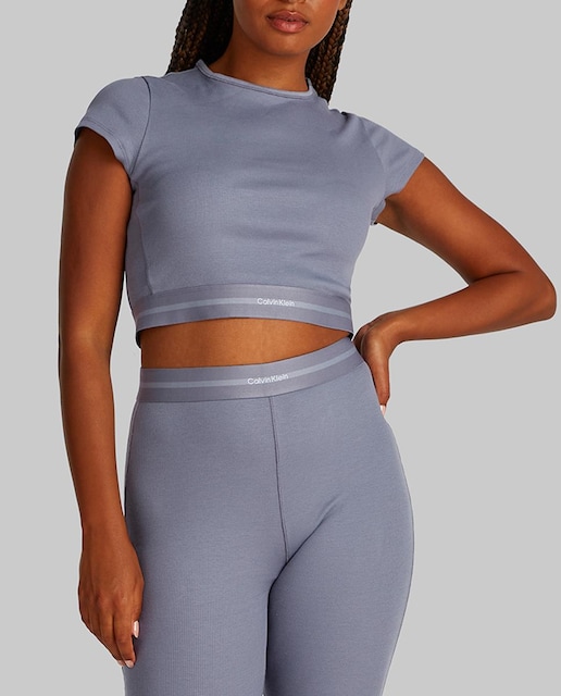 Imagen 0 de Cropped top COTTON STRETCH RIB