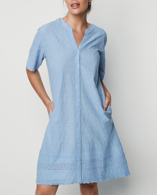 Imagen 0 de Camisón algodón bordado de mujer