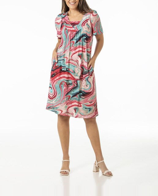 Imagen 0 de Vestibata con canesú animal print