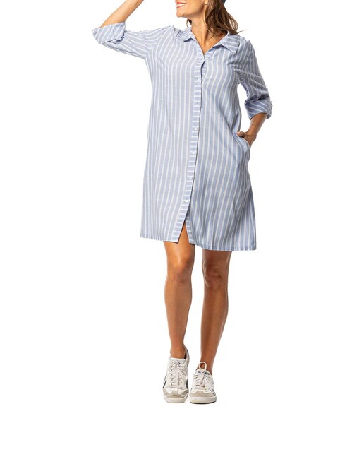 Imagen 0 de Vestido de casa corto de mujer