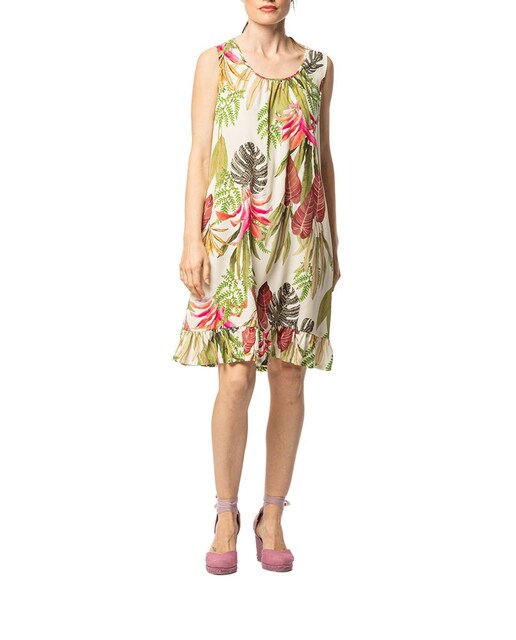 Imagen 0 de Vestido de casa corto de mujer