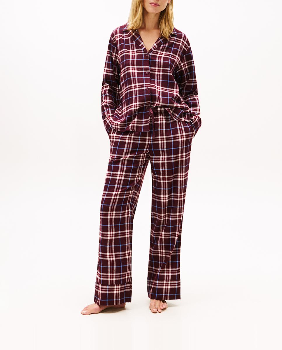 Imagen 0 de Conjunto de pijama de franela a cuadros
