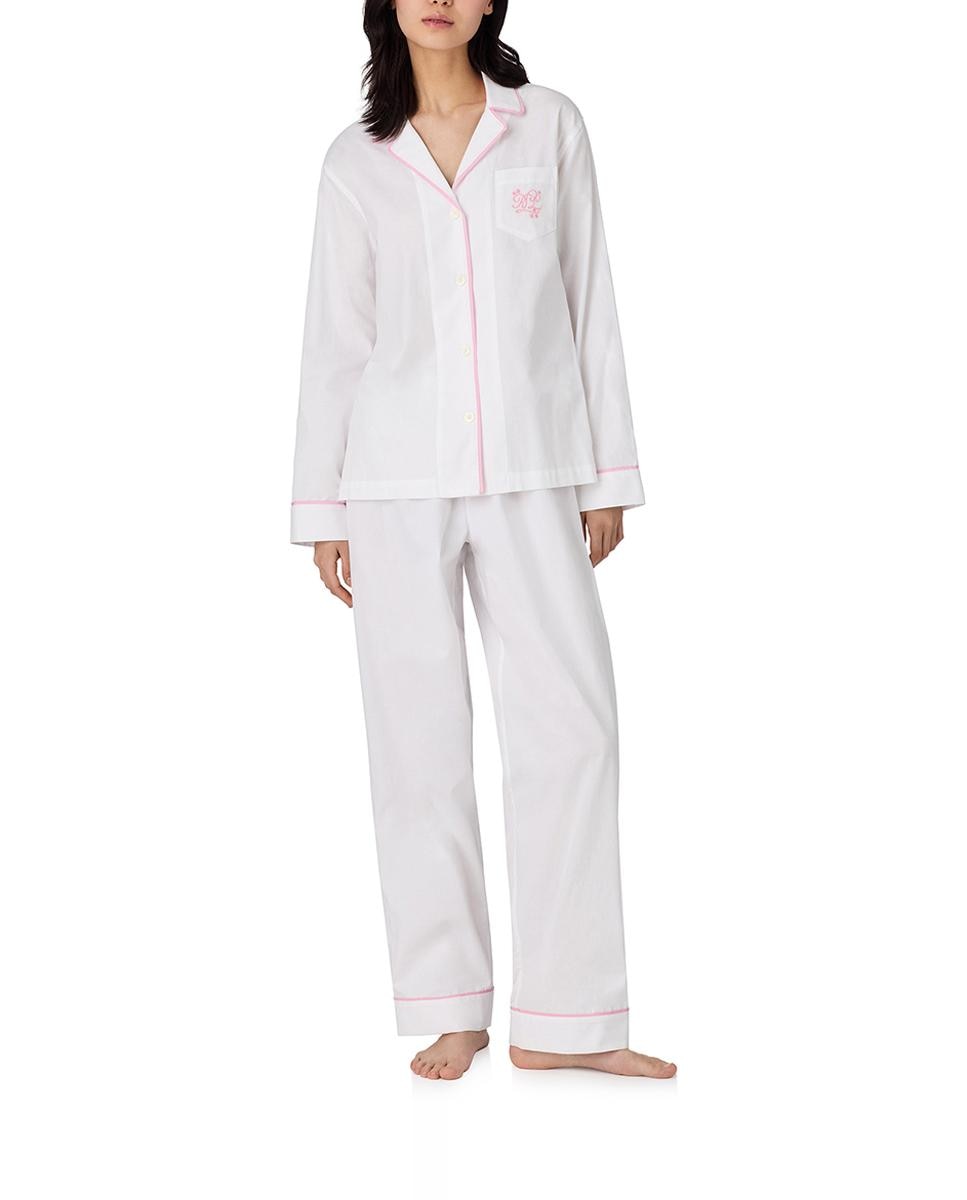 Imagen 0 de Pijama de mujer manga larga 100% algodón.