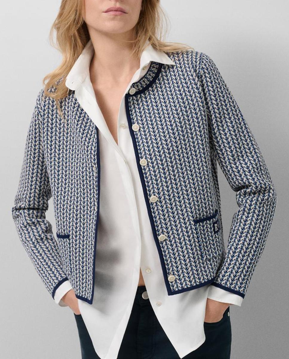 Imagen 0 de Chaqueta de mujer jacquard espiga