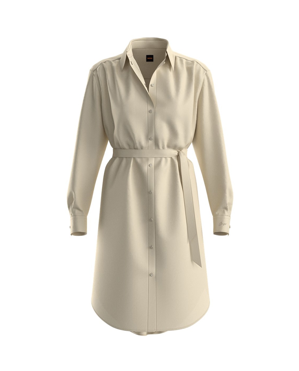 Imagen 0 de Vestido de popelin con detalle