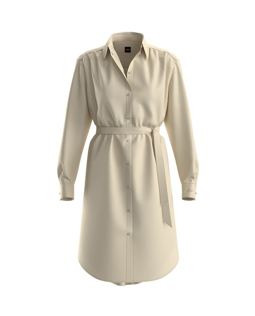 Imagen 0 de Vestido de popelin con detalle