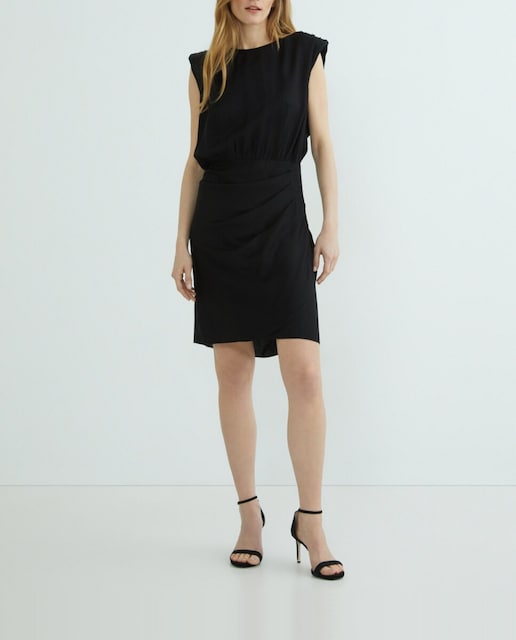 Imagen 0 de Vestido drapeado sin mangas