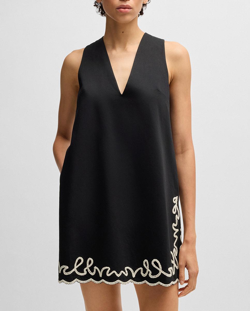 Imagen 0 de Vestido de algodón bordado