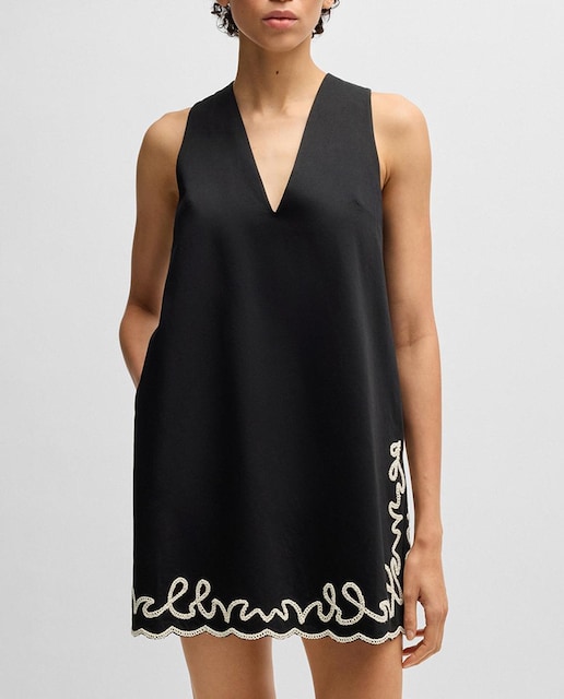 Imagen 0 de Vestido de algodón bordado