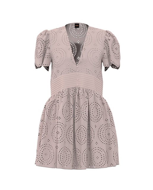 Imagen 0 de Vestido con detalle de pliegues y botones