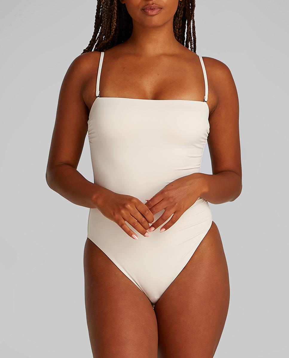 Imagen 0 de Bañador de bandeau con tirantes removibles