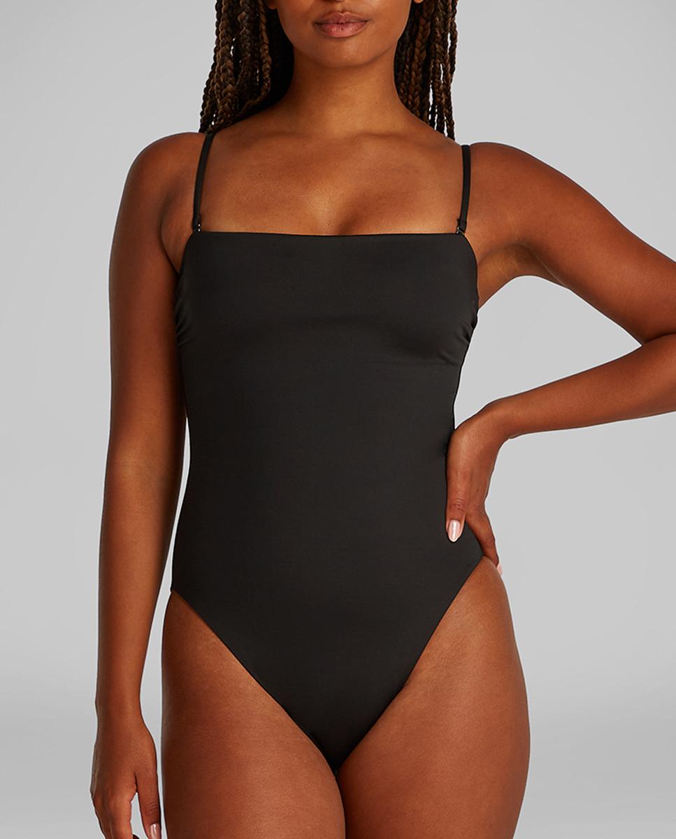 Imagen 0 de Bañador de bandeau con tirantes removibles