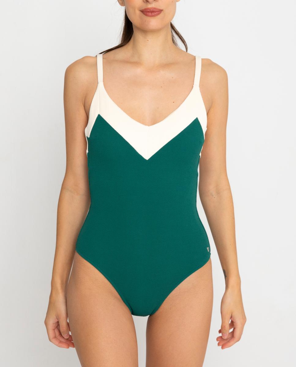 Imagen 0 de Bañador de mujer escote pico