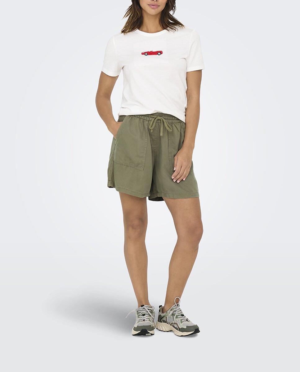 Imagen 0 de Pantalón corto de mujer de tiro alto