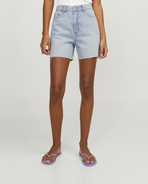 Imagen 0 de Short vaquero de mujer de tiro alto