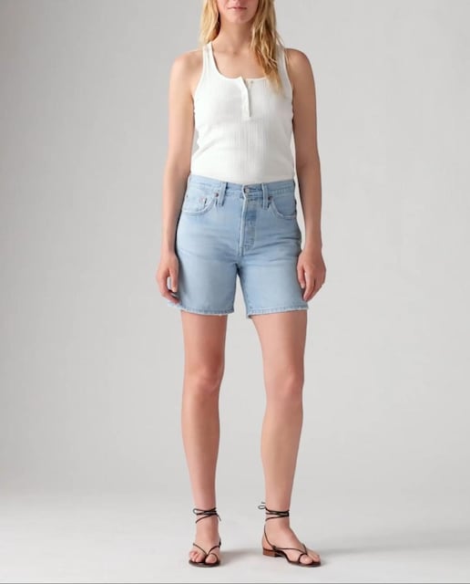 Imagen 0 de Short vaquero de mujer 501®