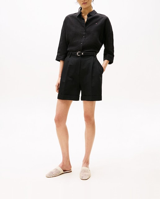 Imagen 0 de Pantalón de mujer corto de lino