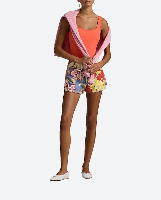 Imagen 0 de Pantalones cortos de mujer con estampado floral multicolor