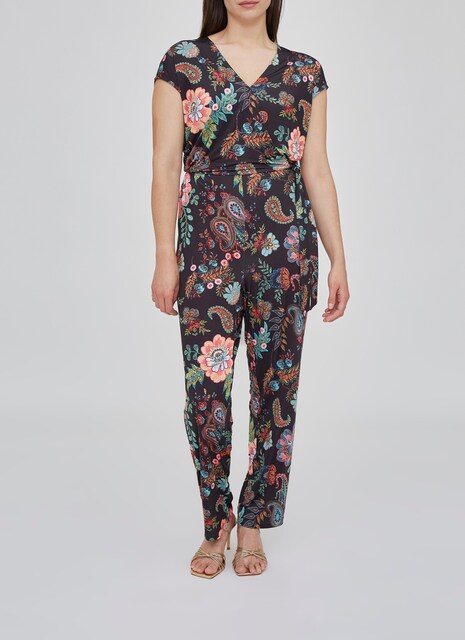 Imagen 0 de Mono de mujer de punto estampado