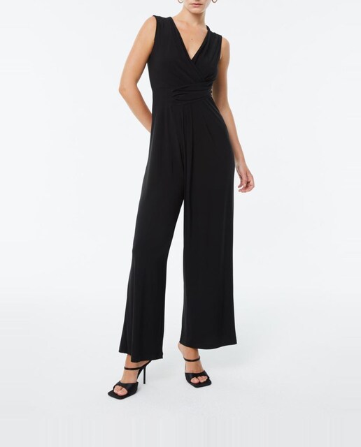 Imagen 0 de Mono de punto de mujer sin mangas y escote pico