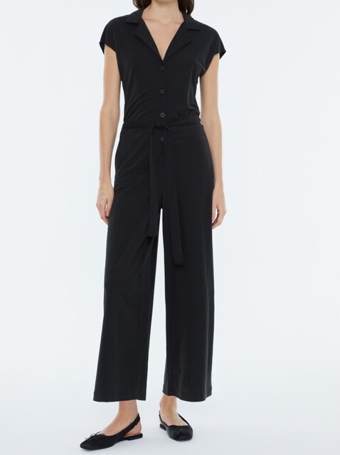 Imagen 0 de Mono de mujer culotte, punto liso, cuello solapa.