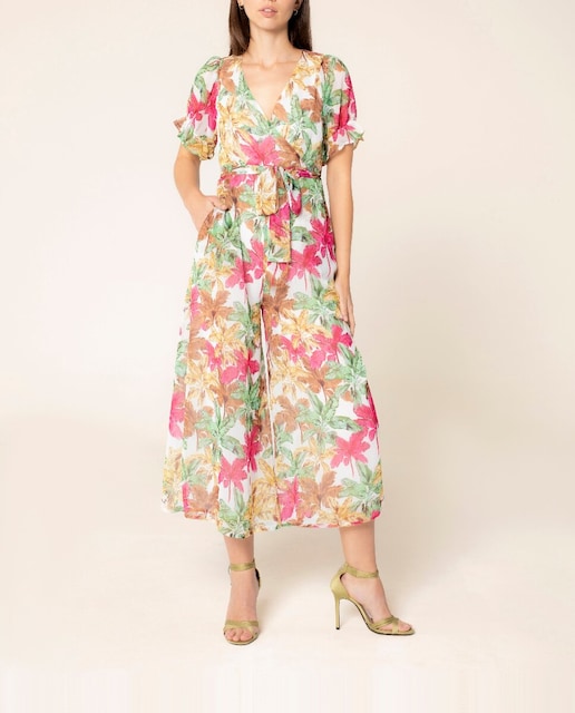 Imagen 0 de Mono largo con estampado floral multicolor