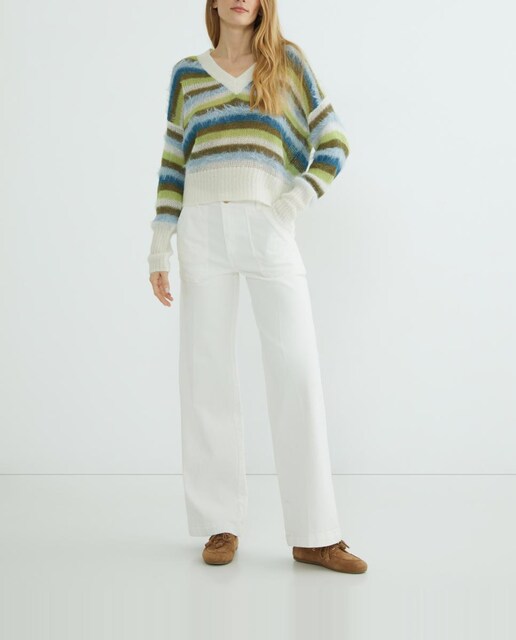 Imagen 0 de Jersey pico multicolor