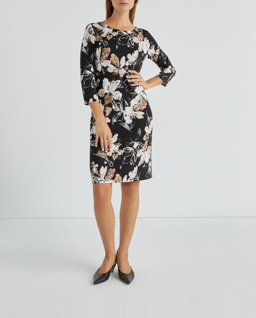 Imagen 0 de Vestido estampado manga 3/4