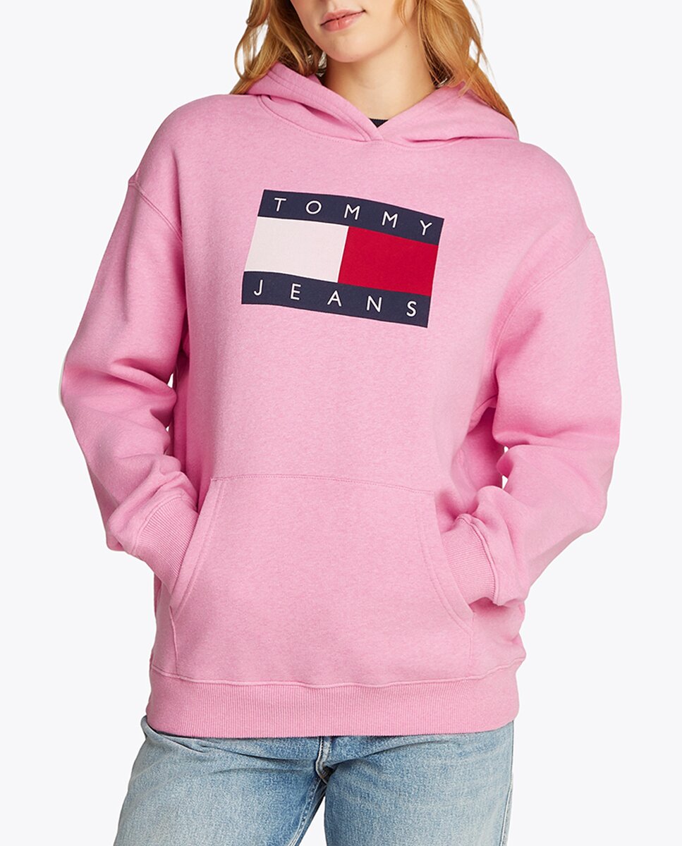 Imagen 0 de Sudadera de mujer con capucha y logo bandera