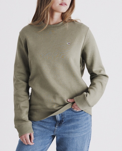 Imagen 0 de Sudadera de mujer cuello redondo regular fit