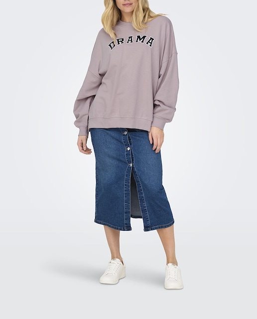 Imagen 0 de Sudadera de mujer de cuello redondo