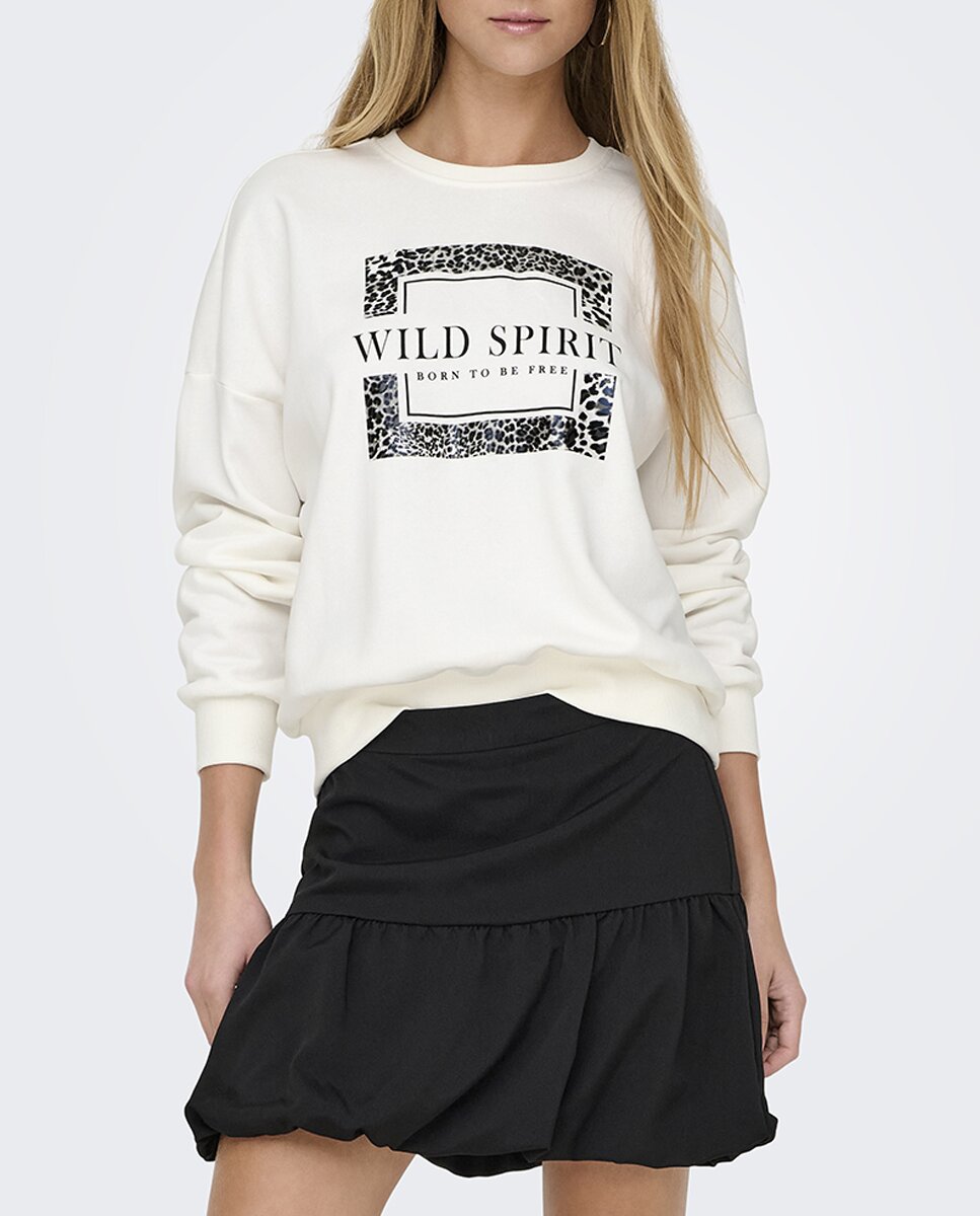Imagen 0 de Sudadera de mujer cuello redondo.