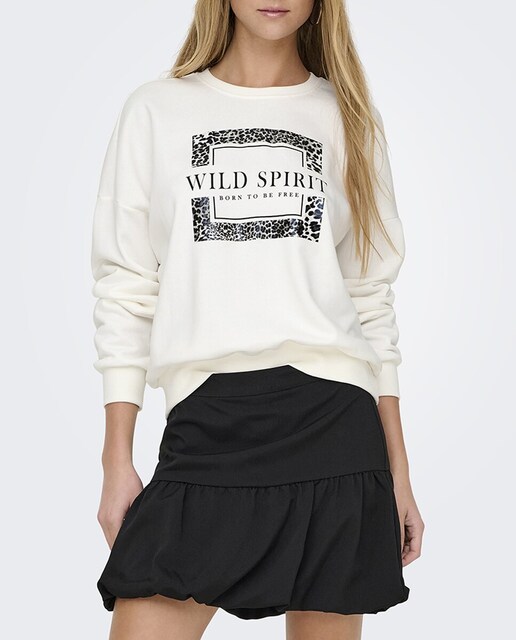 Imagen 0 de Sudadera de mujer cuello redondo.