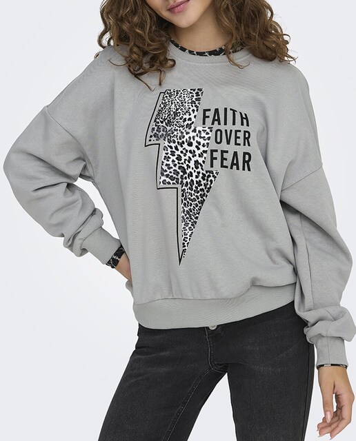 Imagen 0 de Sudadera de mujer cuello redondo.