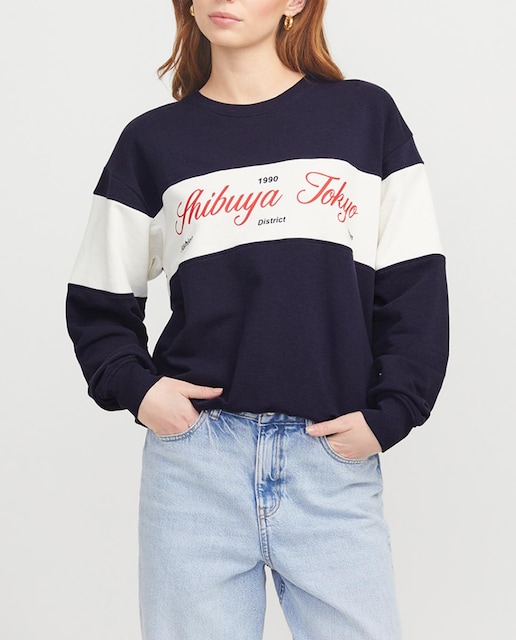 Imagen 0 de Sudadera de mujer con cuello redondo