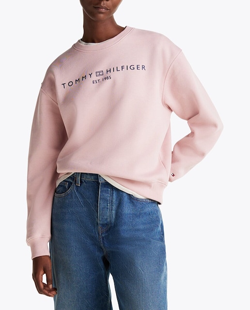 Imagen 0 de Sudadera de mujer sin capucha con logo frontal