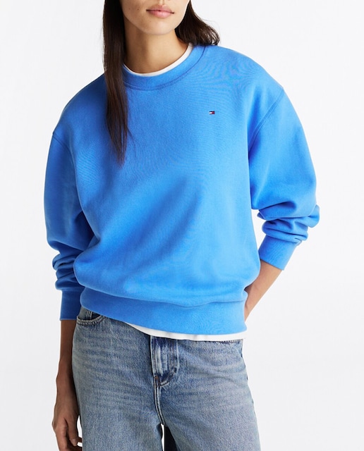 Imagen 0 de Sudadera de mujer sin capucha con cuello redondo